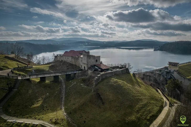 Trasa rowerowa wokół jeziora dobczyckiego